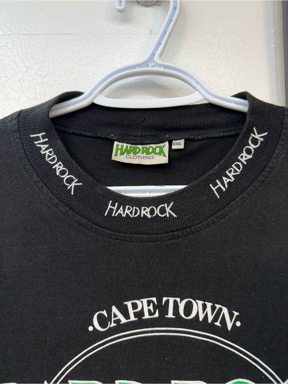 Hard Rock Cafe South Africa Cape town Tee with Green Logo and White Print - Picture 3 of 6